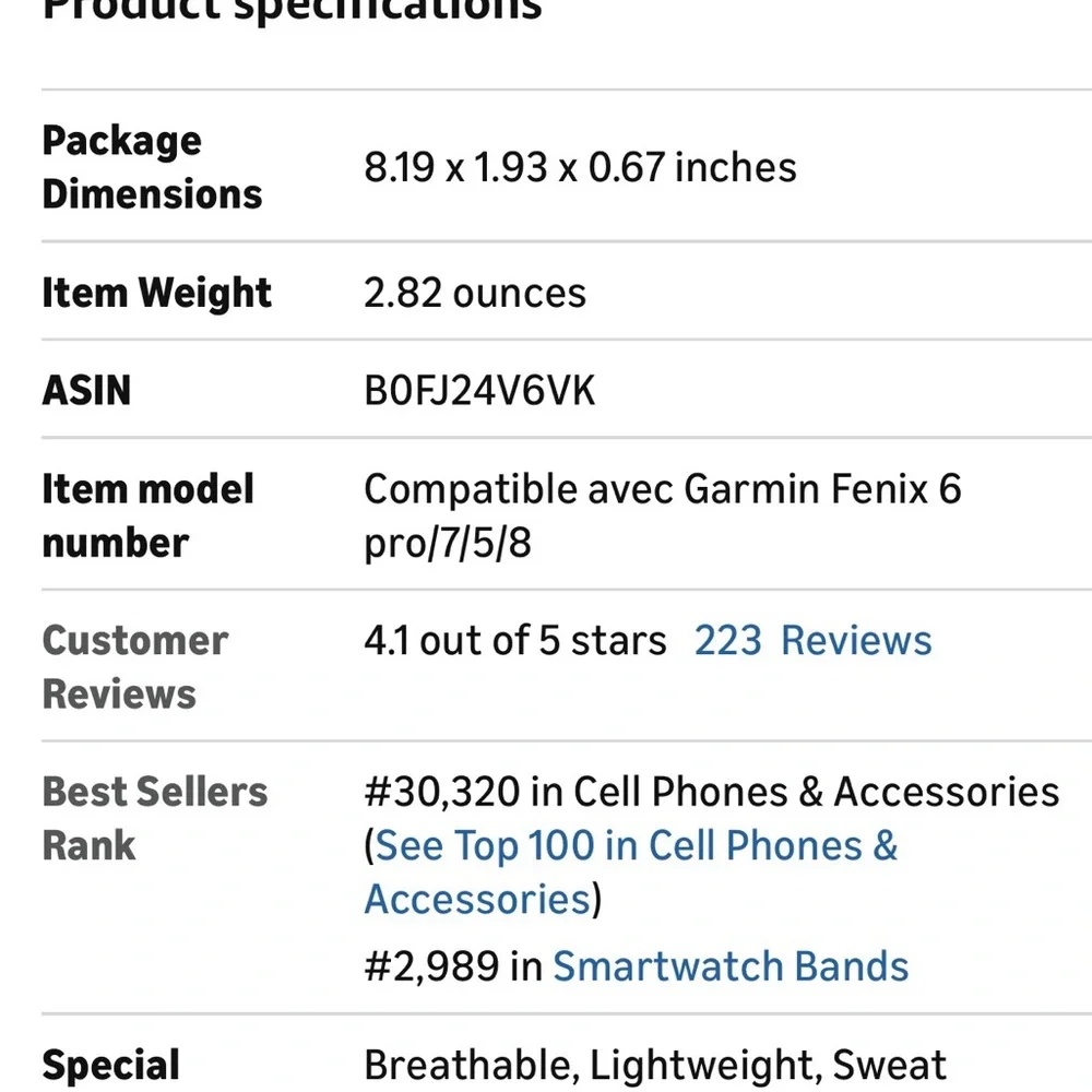 Bandletic garmin quick